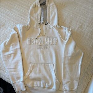 Blue 84 Off-White Beach Shop Hoodie